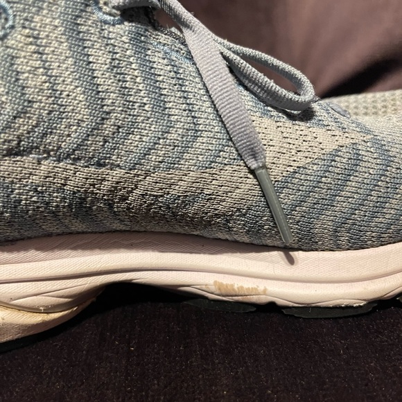 Mizuno Women Wave Rider Waveknit 3 411123 BFVB Gray Running Shoes Sneakers Sz 9 - Picture 4 of 7